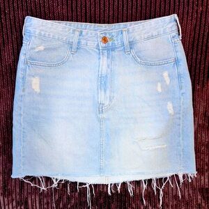 Woman’s fringe mini skirt